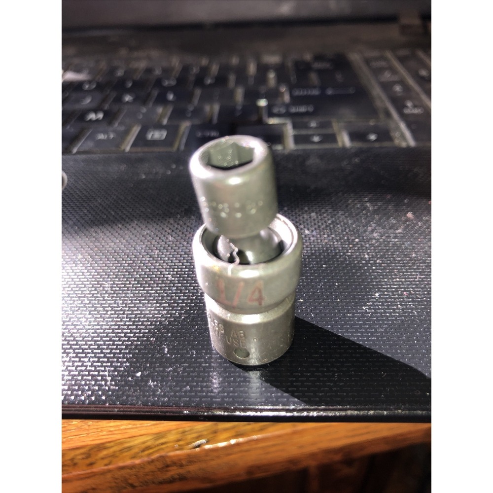 1/4" SK Tools Universal Flex Swivel Impact Socket 6pt 1/4" Drive 32308 USA Made